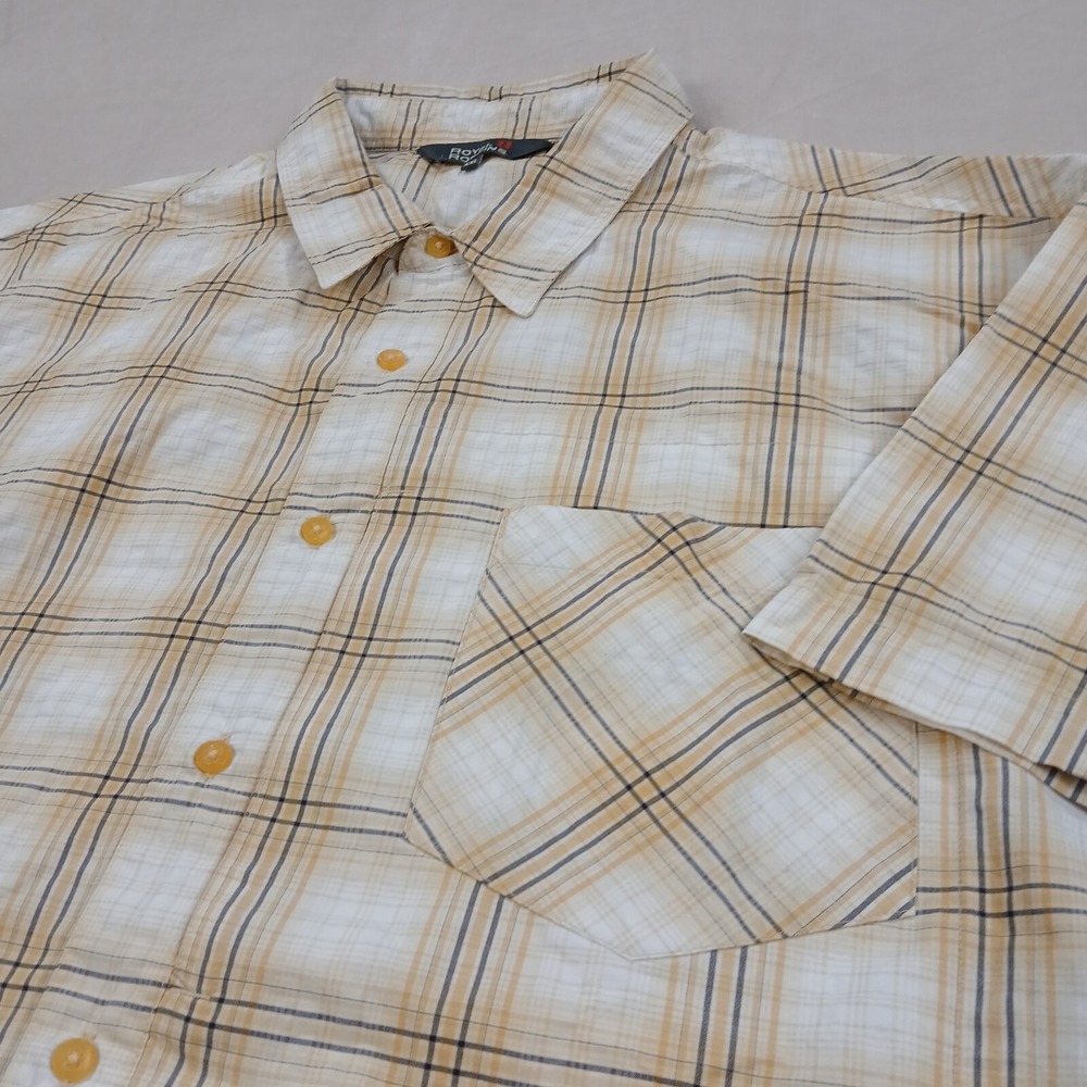 Royal Robbins XXL Mens Shirt Nylon Blend Short Sleeve 27x28 Outdoors Hiking